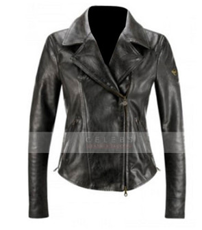 24 Live Another Day Chloe O'Brian Leather Jacket 1