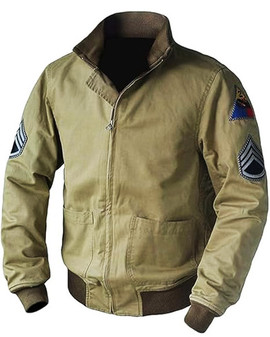 Brad Pitt Fury Tanker Jacket
