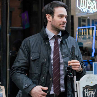 Charlie Cox The Defenders Black Leather Jacket 2