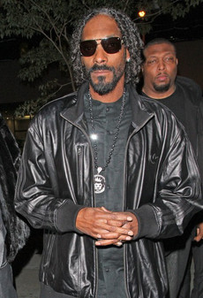 Snoop Dogg Black Stylish Leather Jacket 1