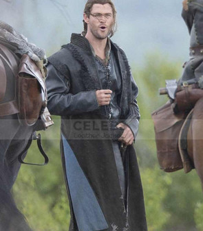 Chris Hemsworth The Huntsman Long Leather Coat 1