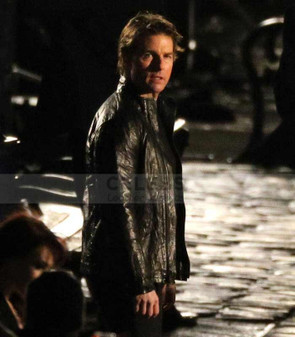 Mission Impossible 5 Tom Cruise Leather Jacket 1