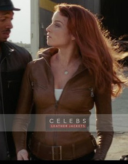 GI Joe Rise Of The Cobra Scarlett Brown Leather Jacket 1 GI Joe Rise Of The Cobra Scarlett Brown Leather Jacket 1