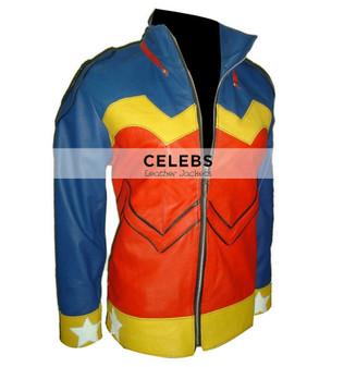 Wonder Woman Costume Leather Jacket 1