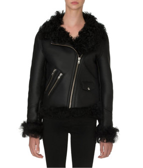 Womens Biker Shearling Leather Jacket 1 Womens Biker Shearling Leather Jacket 1