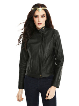 Wonder Woman Costume Leather Jacket | CLJ
