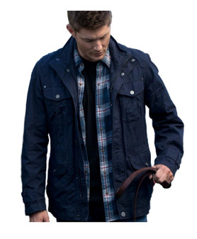Supernatural Jensen Ackles Blue Jacket 1