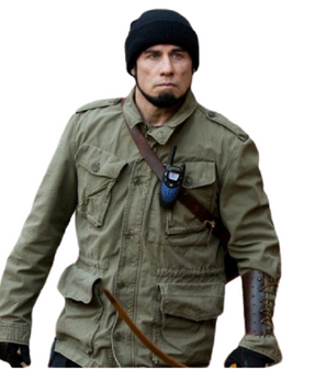 Killing Season John Travolta Emil Kovac Leather Coat 1