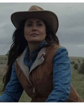 Eternals 2021 Ajak Shearling Leather Vest 1