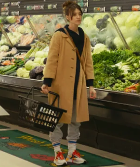 Fresh 2022 Noa Brown Trench Coat 1