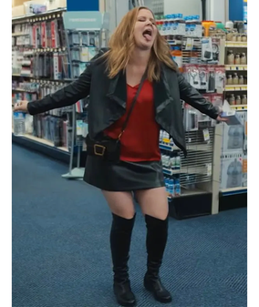Life & Beth 2022 Amy Schumer Leather Jacket 1