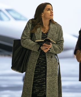 Inventing Anna Vivian Kent Grey Wool Coat 1