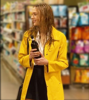 Shattered Lilly Krug Yellow Rain Coat 1