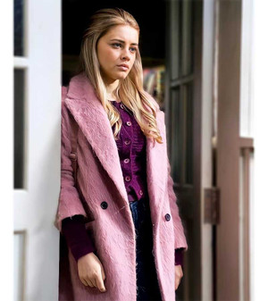 After Ever Happy 2022 Josephine Langford Pink Coat 1