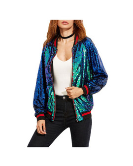 Astros Sequined Bomber Jacket