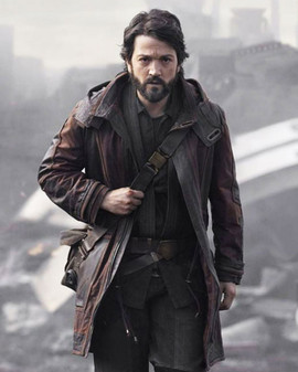 Andor 2022 Deigo Luna Leather Trench Coat