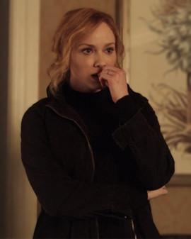 Good Girls Christina Hendricks Suede Jacket