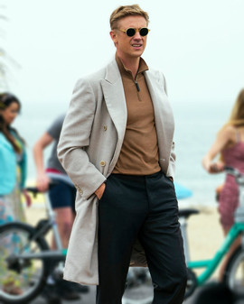 The Sandman Boyd Holbrook Grey Trench Wool Coat