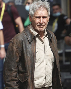 Indiana Jones and the Dial of Destiny Harrison Ford Brown Jacket Indiana Jones and the Dial of Destiny Harrison Ford Brown Jacket