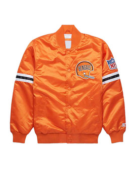 Cincinnati Bengals Starter Jacket in Orange Color