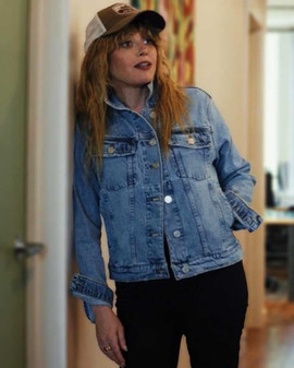 Poker Face 2023 Natasha Lyonne Denim Jacket