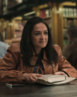 You S04 Nadia Brown Leather Jacket