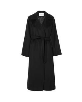 You S04 Kate Galvin Black Wrap Belted Coat You S04 Kate Galvin Black Wrap Belted Coat