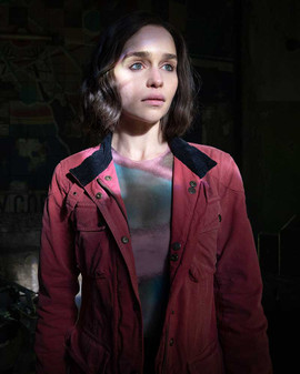 Secret Invasion 2023 Emilia Clarke Red Cotton Jacket Secret Invasion 2023 Emilia Clarke Red Cotton Jacket