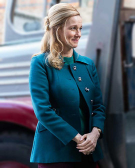 The Miracle Club 2023 Laura Linney Coat