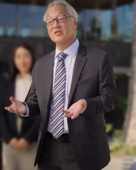 Vacation Friends 2 Arnold Y. Kim Grey Blazer