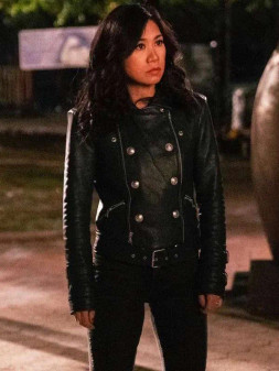 Liza Lapira The Equalizer S03 Black Leather Jacket