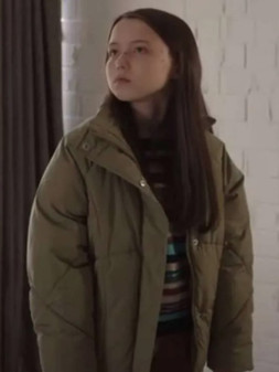 M3GAN 2023 Violet McGraw Green Puffer Jacket