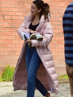 Maya Stern Fool Me Once S01 Pink Coat Maya Stern Fool Me Once S01 Pink Coat