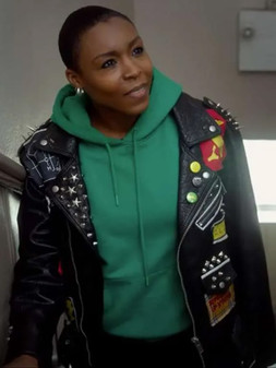 Relax I’m From The Future Holly Leather Jacket