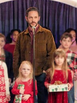 Where Are You Christmas Michael Rady Brown Jacket
