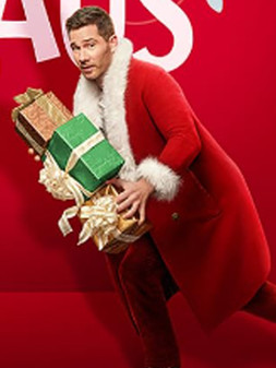 Luke Macfarlane Catch Me If You Claus Red Coat