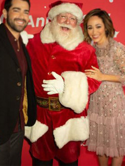 Christmas Under The Stars Santa Claus Red Coat Christmas Under The Stars Santa Claus Red Coat