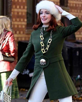Modern Love Anne Hathaway Green Coat