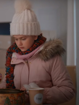 Christmas Keepsake Ellie Stewart Pink Jacket