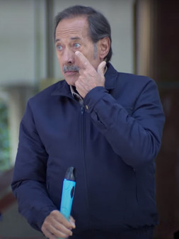 El Encargado Season 2 Eliseo Blue Jacket