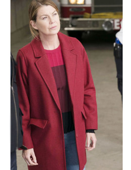 Dr. Meredith Grey Grey’s Anatomy Red Coat