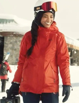 Chelsea Conwright Weak Layers Red Jacket Chelsea Conwright Weak Layers Red Jacket