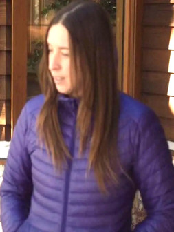 Katie Burrell Weak Layers Purple Jacket Katie Burrell Weak Layers Purple Jacket