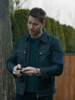 Justin Hartley Tracker Black Jacket Justin Hartley Tracker Black Jacket