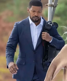 Back in Action Jamie Foxx Blue Suit