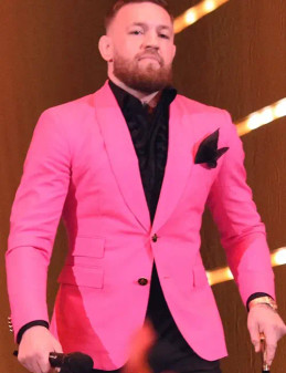 Conor McGregor Pink Suit