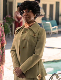 Regina King Shirley Beige Coat