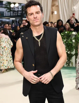 Andrew Scott Met Gala 2024 Sleeveless Blazer