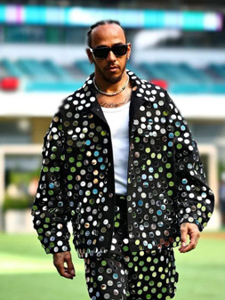 Lewis Hamilton Miami Grand Prix Black Jacket
