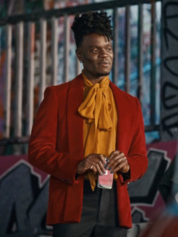 Emmanuel Imani Geek Girl 2024 Red Blazer